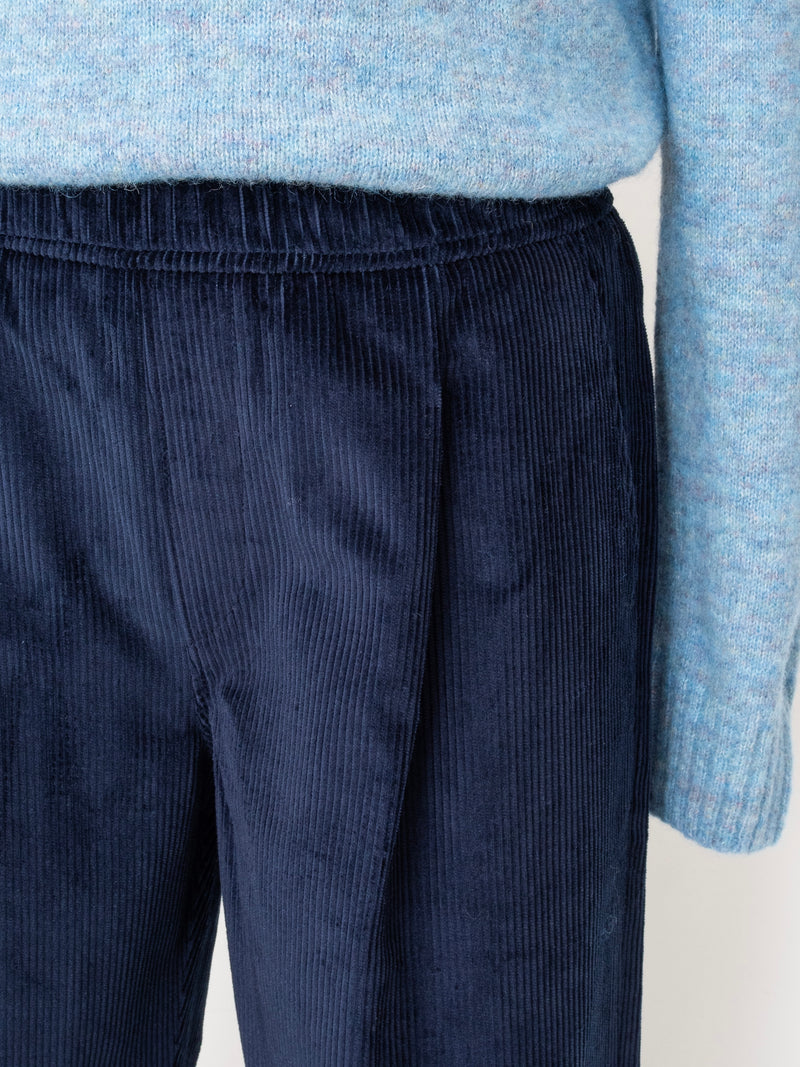 BEY KADİFE PANTOLON LACİVERT