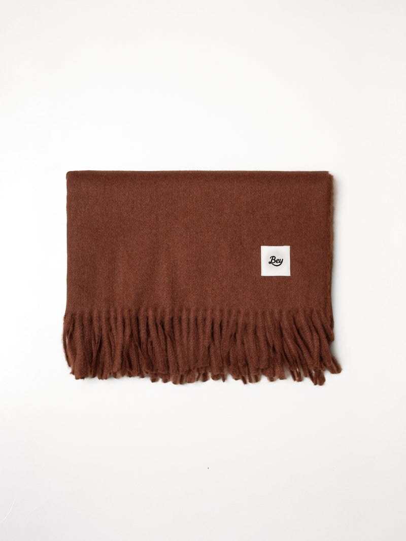 BEY KAŞMİR ATKI KAHVERENGİ