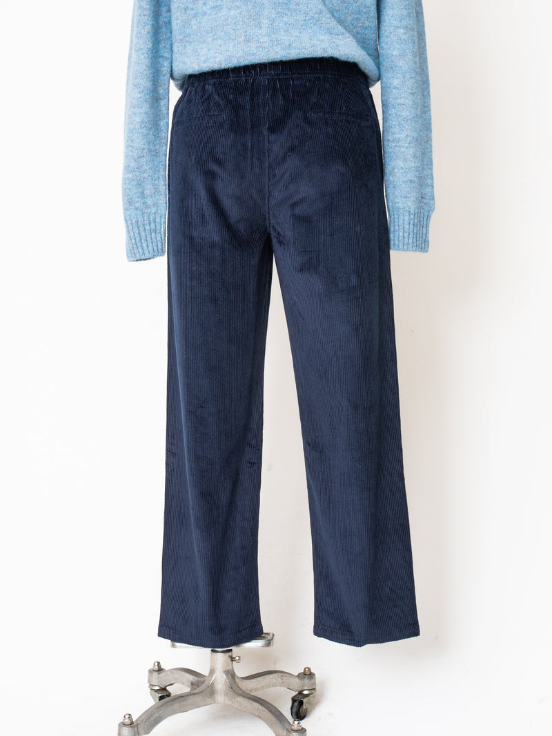 BEY KADİFE PANTOLON LACİVERT