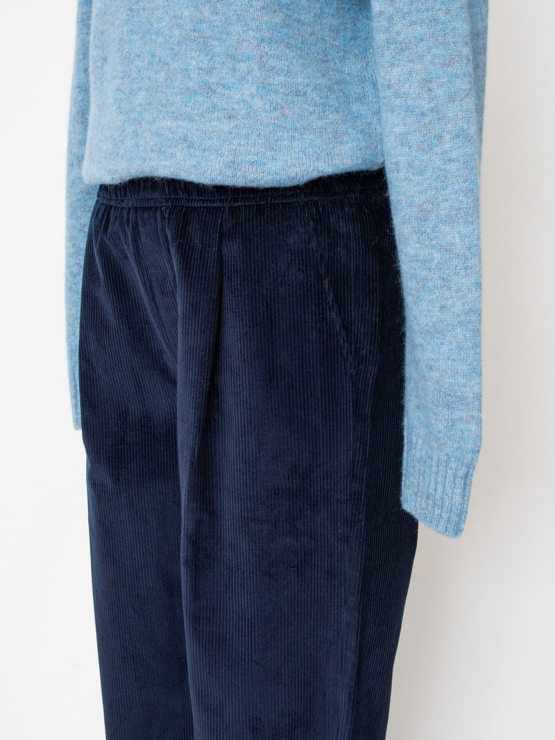 BEY KADİFE PANTOLON LACİVERT