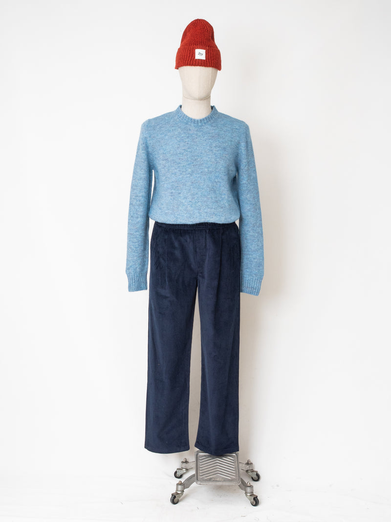 BEY KADİFE PANTOLON LACİVERT