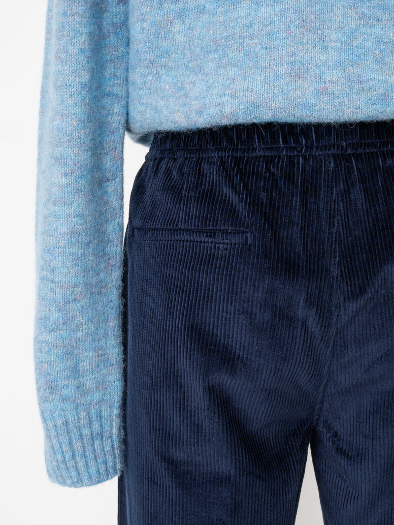 BEY KADİFE PANTOLON LACİVERT