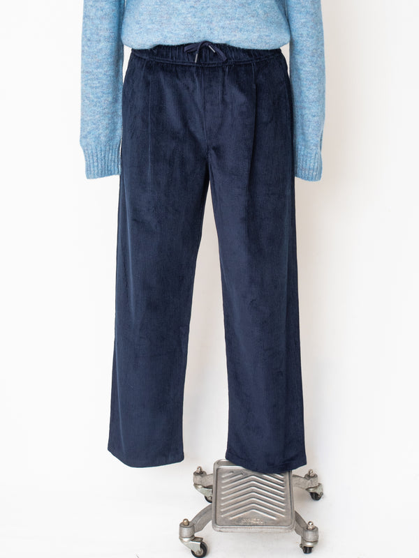 BEY KADİFE PANTOLON LACİVERT
