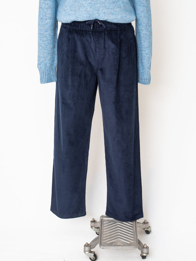 BEY KADİFE PANTOLON LACİVERT