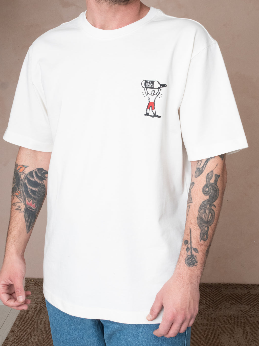 Hardwork Baskılı T-shirt