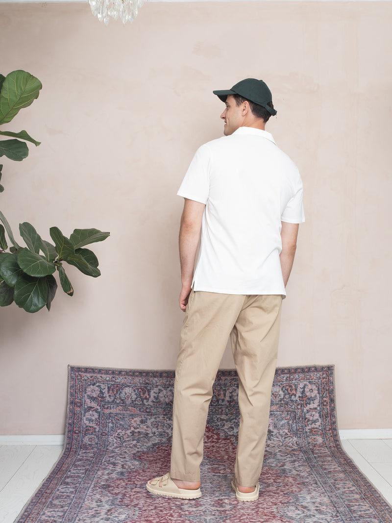 POLO YAKA T-SHIRT BEYAZ