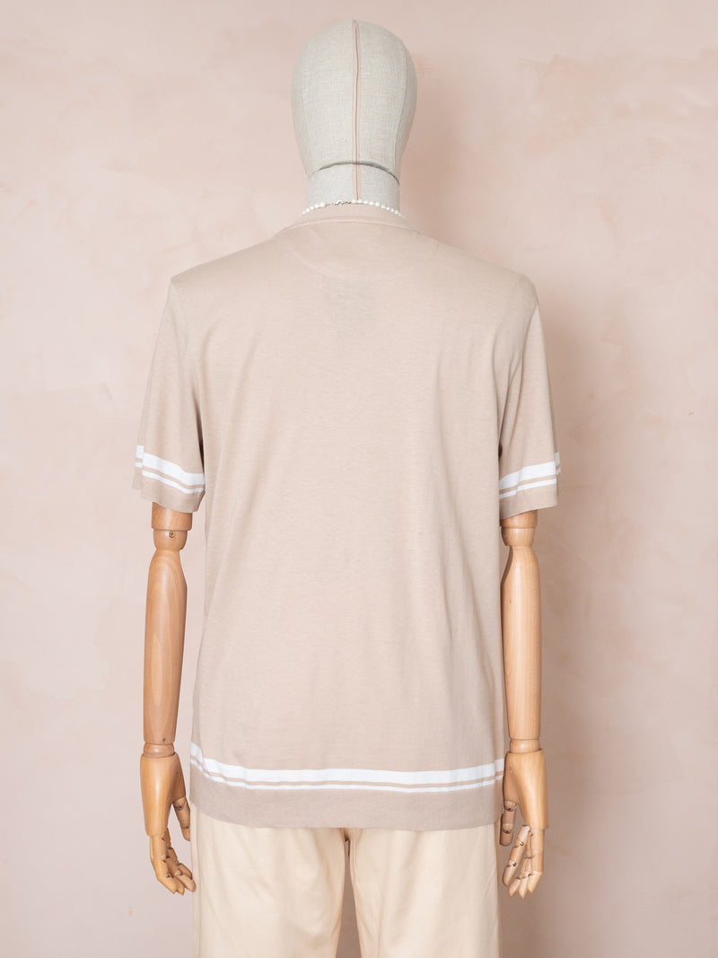 Çizgili Ribana T-shirt