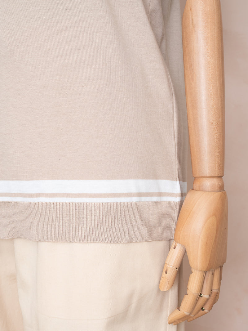 Çizgili Ribana T-shirt