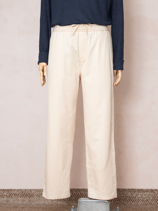 Bey Poplin Pantolon Krem