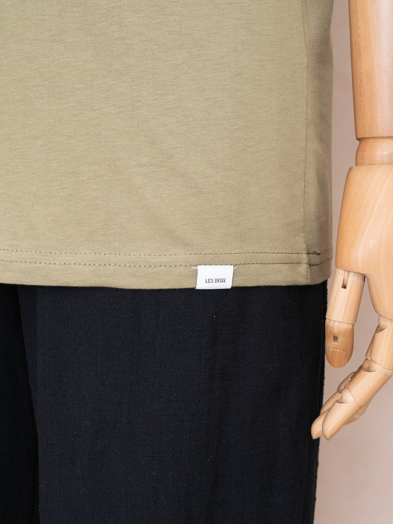 Logo Baskılı T-shirt Zeytin Yeşil