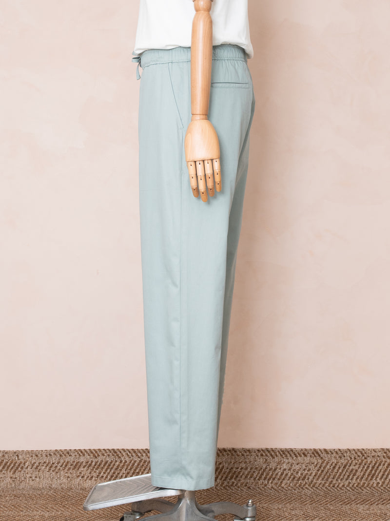 Bey Poplin Pantolon Mint Yeşil