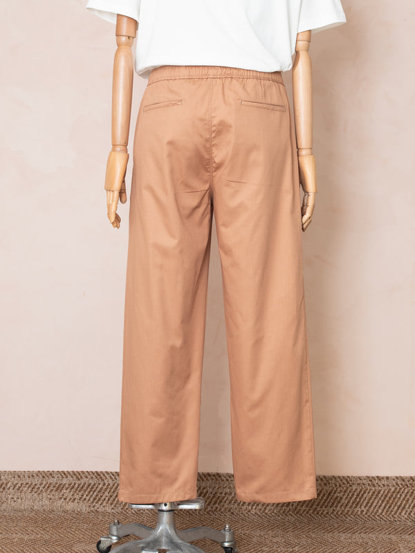 Bey Poplin Pantolon Karamel