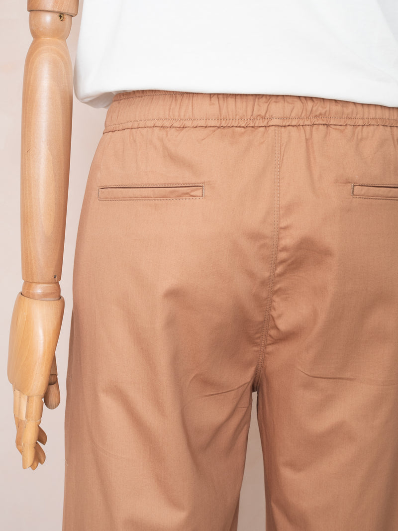 Bey Poplin Pantolon Karamel