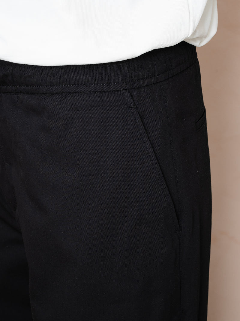 Bey Poplin Pantolon Siyah