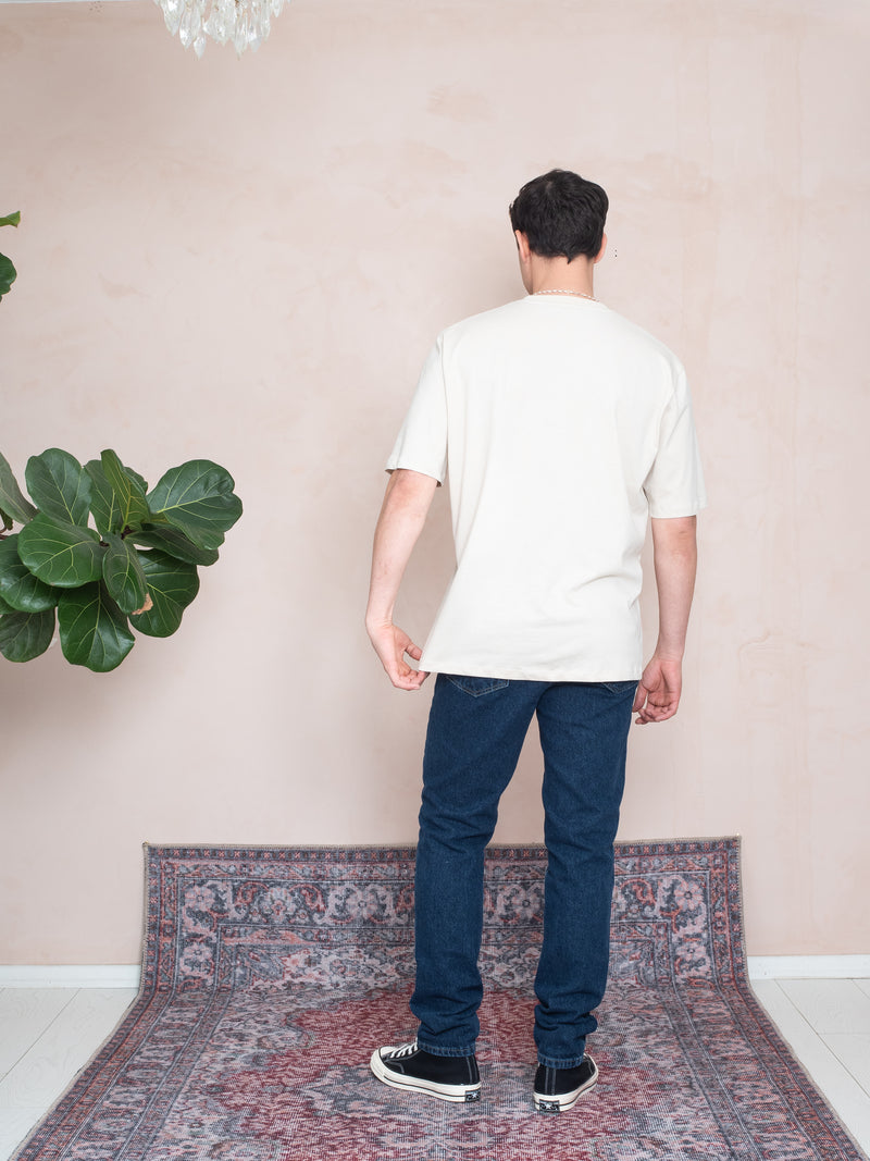 OVERSIZE LOGO T-SHIRT BEJ