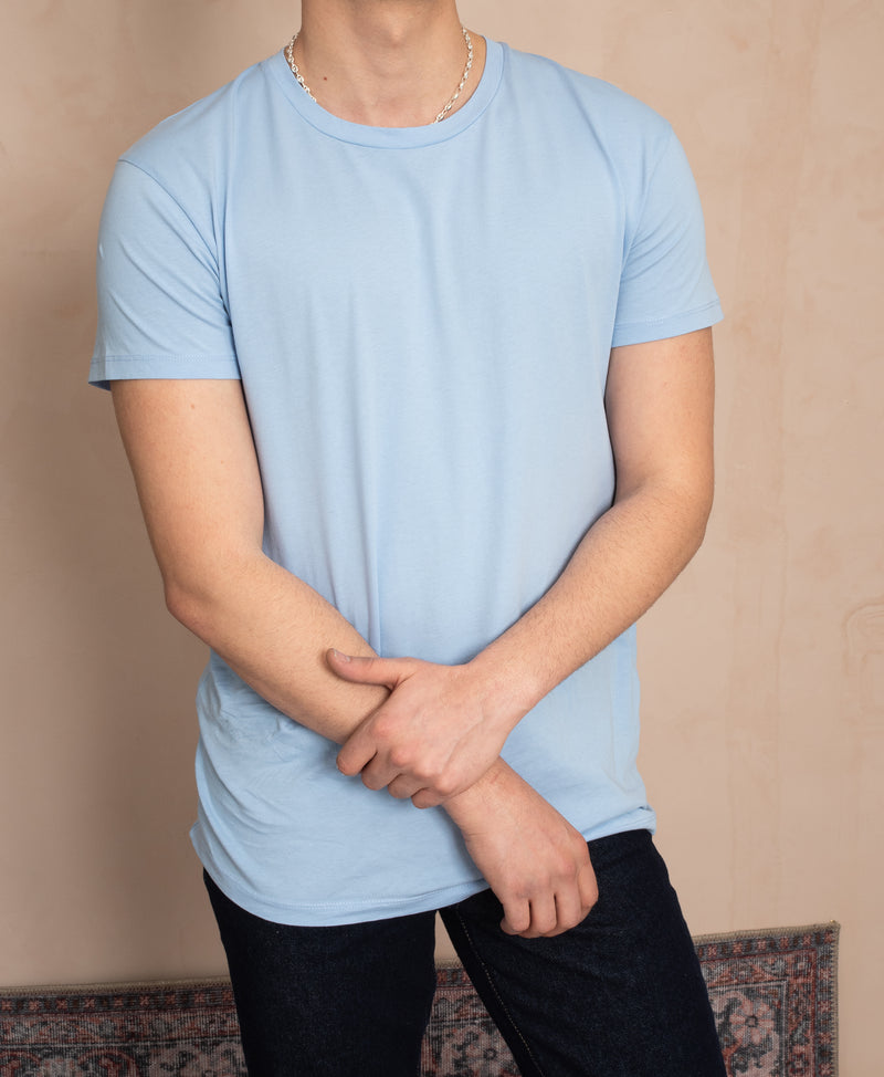 ORGANİK T-SHIRT MAVİ