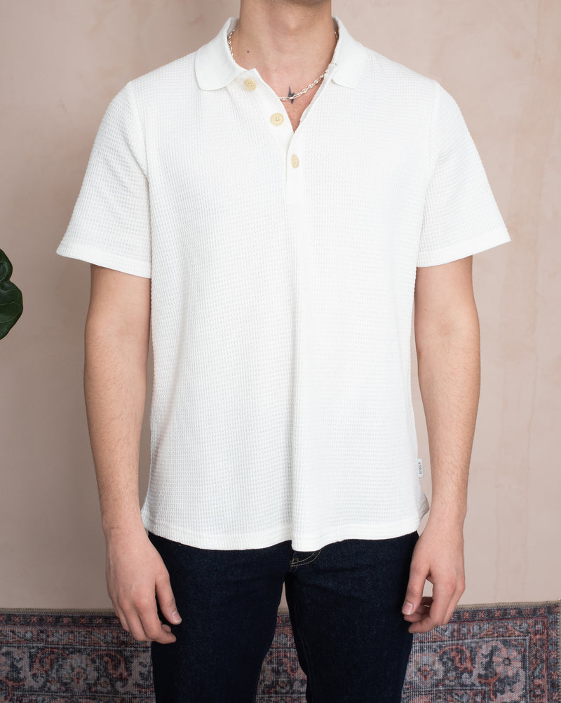 RİBANALI POLO YAKA ÖRME T-SHIRT