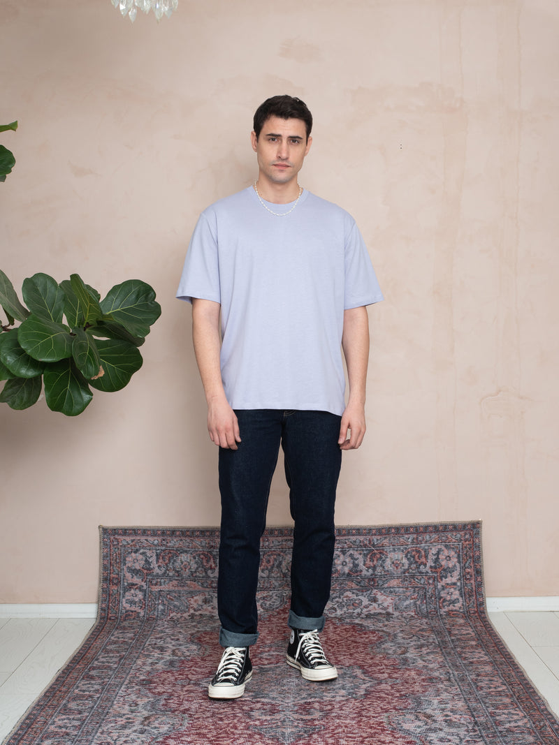 OVERSIZE LOGO T-SHIRT LİLA