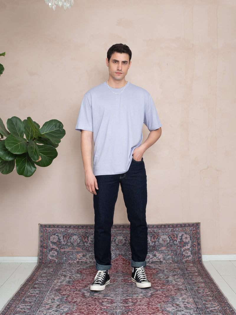 OVERSIZE LOGO T-SHIRT LİLA