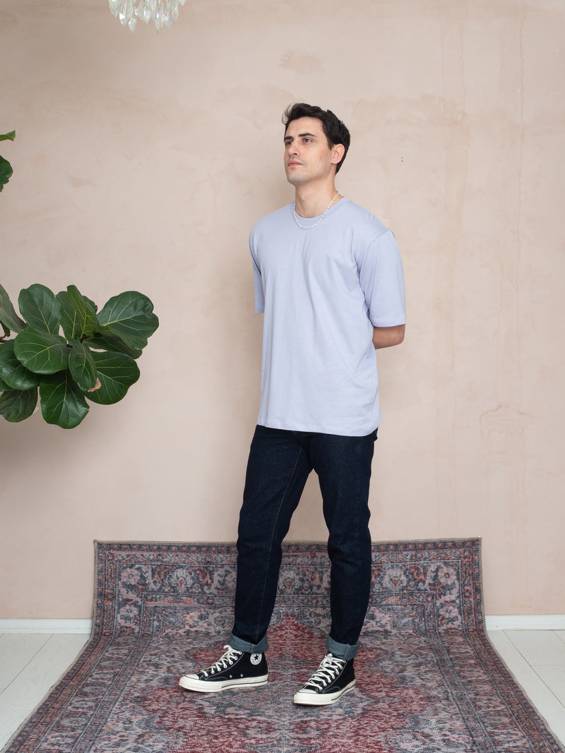 OVERSIZE LOGO T-SHIRT LİLA